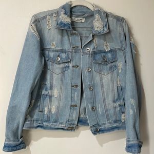 Light wash jean jacket